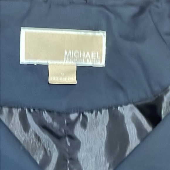 Michael Kora Black Rain Coat Womens Medium - Picture 2 of 7